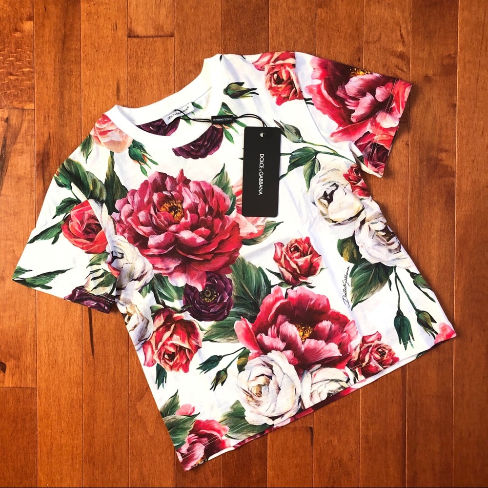 DOLCE & GABBANA Peony T-shirt